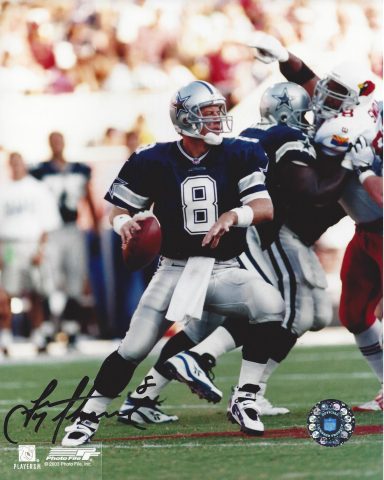 Troy Aikman signed 8x10 Cowboys