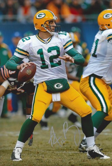 Aaron Rodgers signed 8x10 Packers