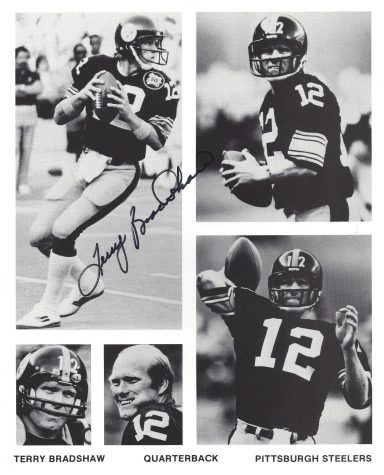 Terry Bradshaw signed 8x10 Steelers