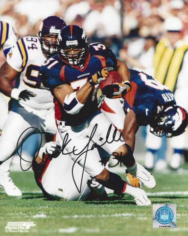 Dereck Loville signed 8x10 Broncos