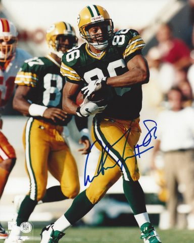 Antonio Freeman signed 8x10 Packers