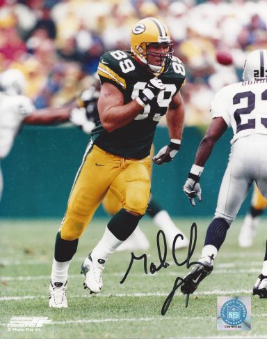 Mark Chmura signed 8x10 Packers