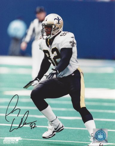 Demond Winston signed 8x10 Saints