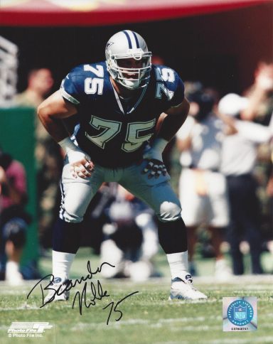 Brandon Noble signed 8x10 Cowboys