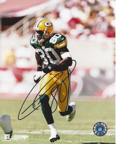 Donald Driver signed 8x10 Packers