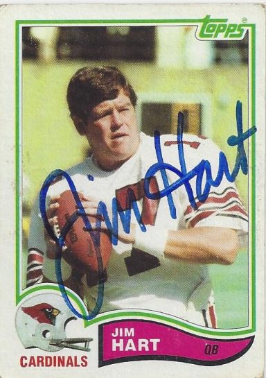 Jim Hart signed Trading Card Cardinals