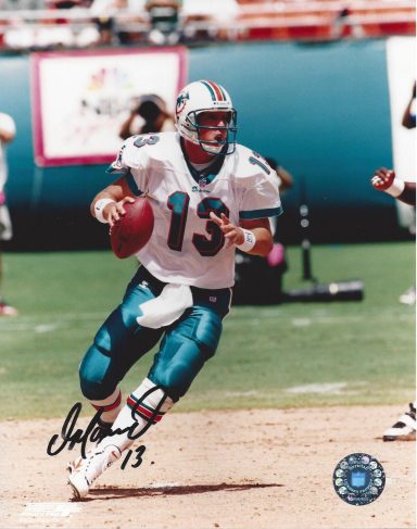 Dan Marion signed 8x10 Dolphins