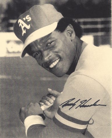 Reggie Jackson signed 8x10 A's