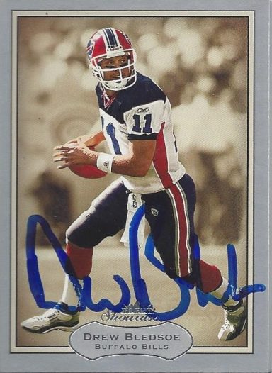 Drew Beldsoe signed Trading Card Bills