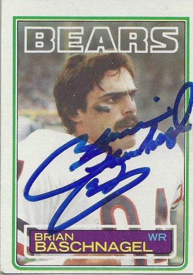 Brian Baschnagel signed Trading Card Bears