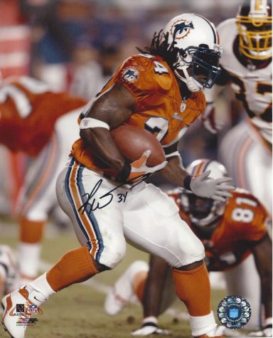 Ricky Williams signed 8x10 Dolphins