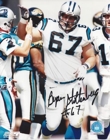 Bryan Stoltenberg signed 8x10 Panthers