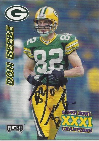 Don Bee Bee signed Trading Card Packers