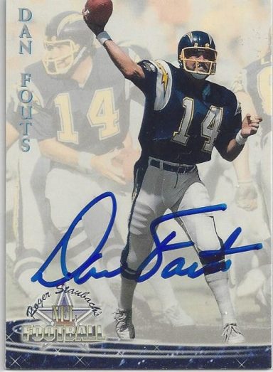 Dan Fouts signed Trading Card Chargers