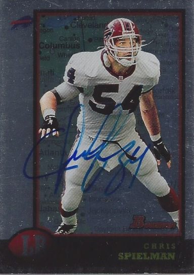 Chris Spielman signed Trading Card