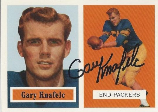 Gary Knafele signed Trading Card Packers