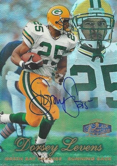 Dorsey Levens signed Trading Card Packers