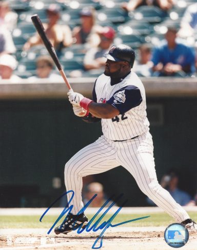 Mo Vaughn signed 8x10 Red Sox