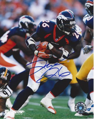 Terrell Davis signed 8x10 Broncos