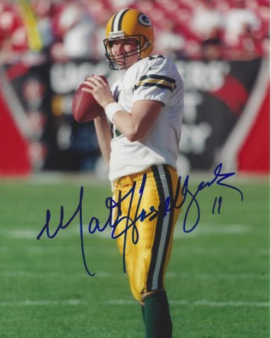 Matt Hasselback signed 8 x 10 Packers