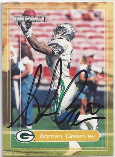 Ahman Green signed Trading Card Packers