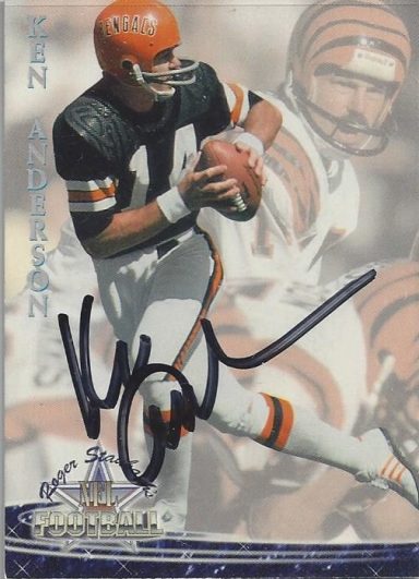 Ken Anderson signed Trading Card Bengals