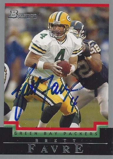 Brett Favre signed Trading Card Packers