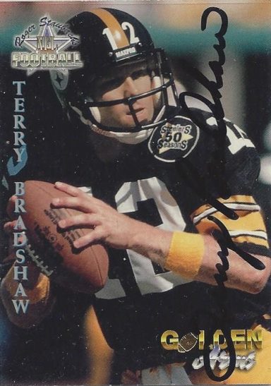 Terry Bradshaw signed Trading Card Steelers